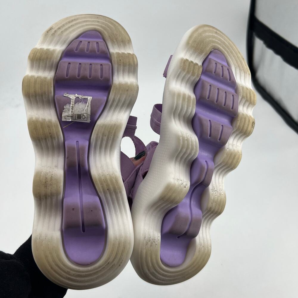 Skechers GOwalk Massage Fit Sandal Transcend purple cushion sole walking size 8 - Picture 6 of 9